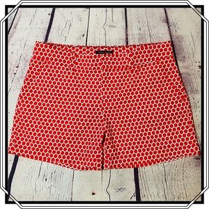 Tommy Hilfiger Red and White Shorts Size 4